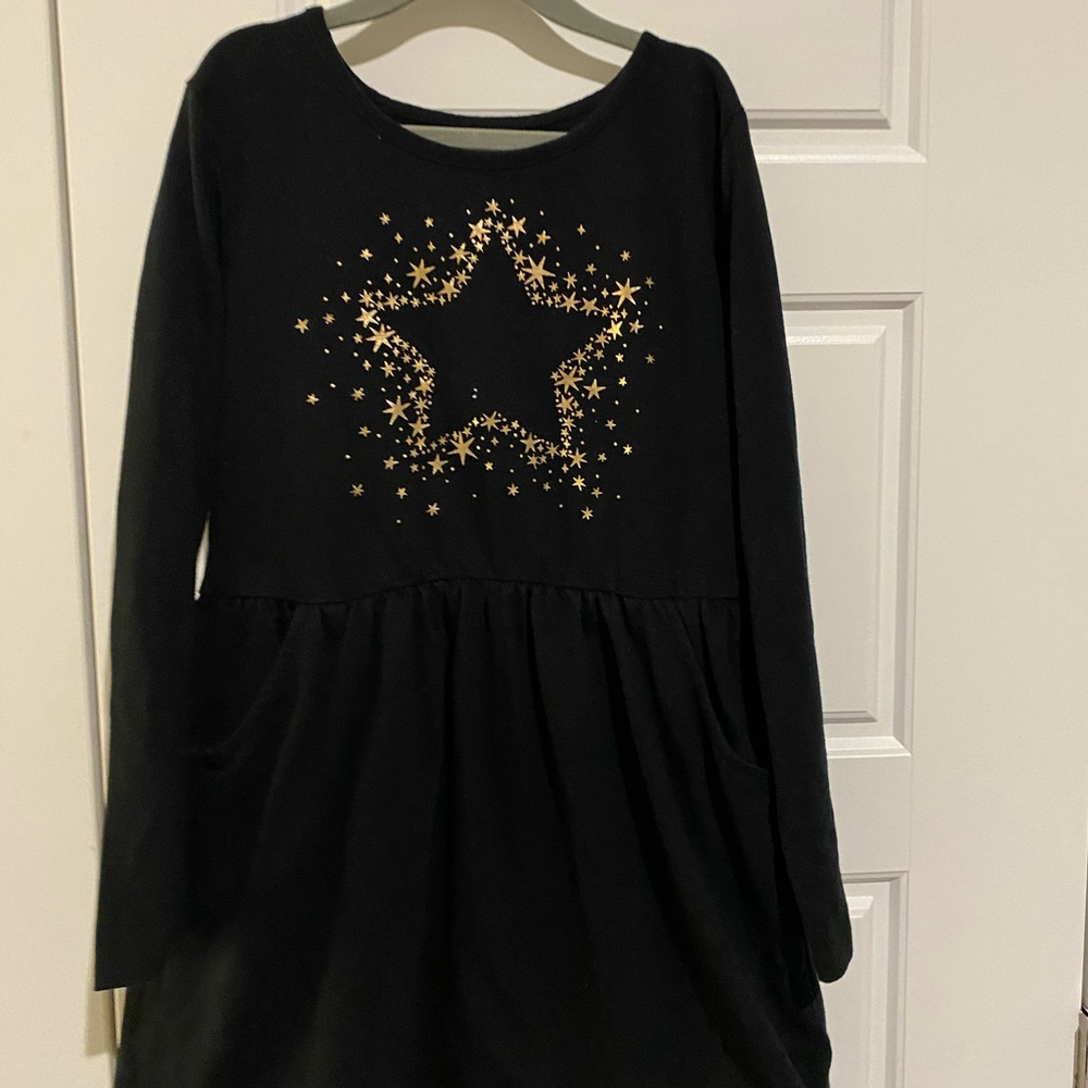 Girls Cat & Jack long sleeve star dress